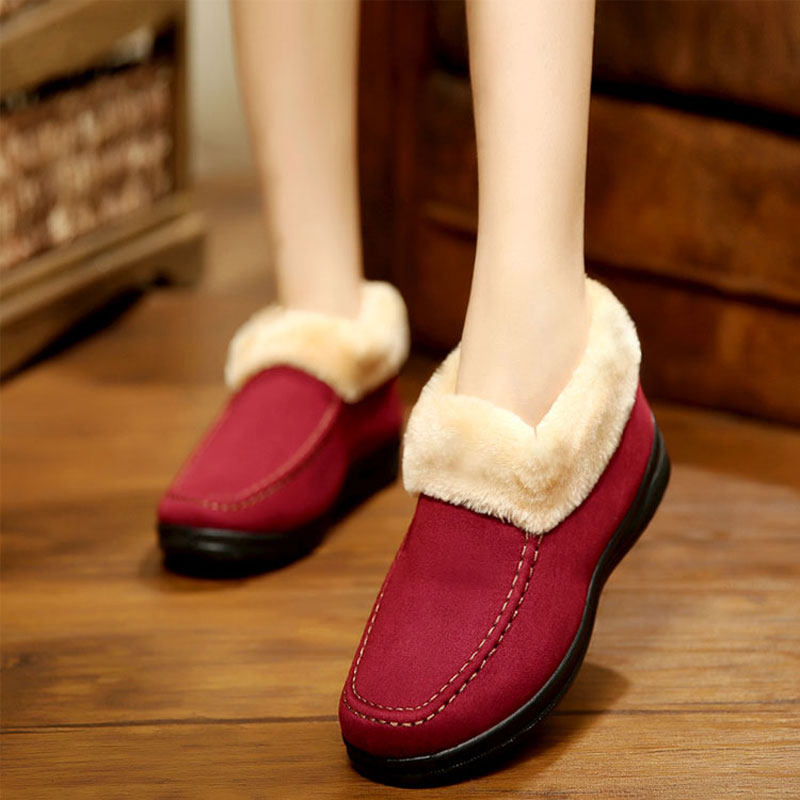 2020 Beijing cloth shoes Female shoes Female cotton boots Snow boots Plush keep warm thickening Mom shoes Bootie childrenin the Women's Shoes, Boots  category - from Buy2taobao.com to provide professional Taobao agent buy service