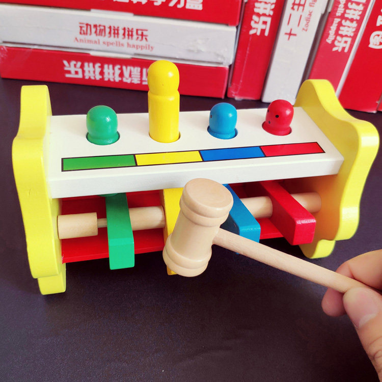 宝宝蒙氏早教教具 智慧敲打台打球台敲球打击飞人击桩乐益智玩具,玩具/童车/益智/积木/模型,敲打台/其他敲打玩具,淘宝优惠券,粉丝福利购,淘宝优惠卷