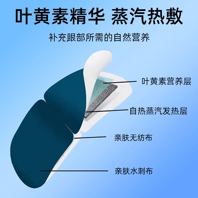 【下单立减50】蒸汽眼罩缓解眼疲劳热敷眼干学生成人发热护眼F