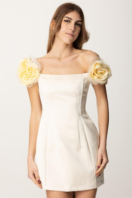 短款迷你连衣裙 Elisabetta Franchi Celynb 吊带裙