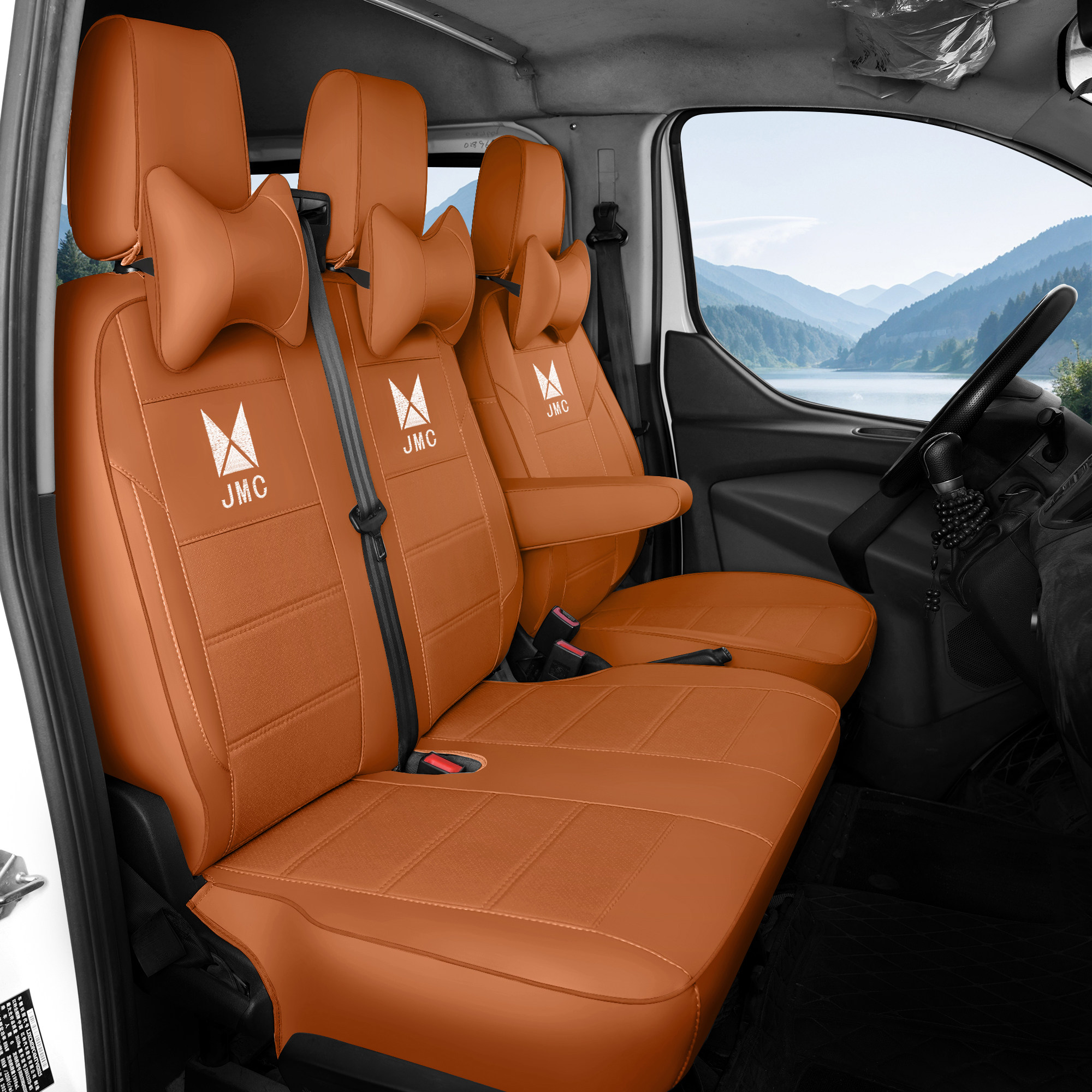 适用于江铃福顺座套改装配件全车6座7座全包改装件特顺汽车坐垫