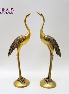 丹顶鹤吉祥物桌面风水结婚礼品