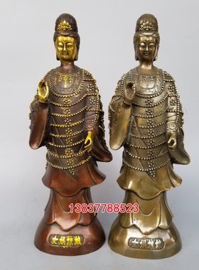 黄铜女娲铜像女娲补天女娲造人铜器铜雕风水佛具工艺品摆件定做