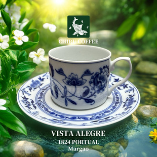 日本香兰社KENZO葡萄牙中国野兽派手绘陶瓷红茶咖啡杯复古茶杯