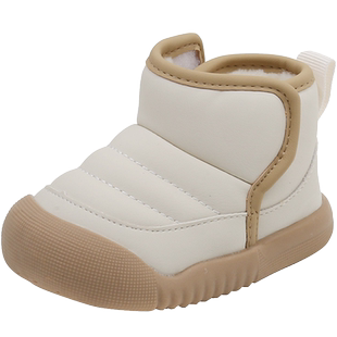 宝宝鞋子男冬季加绒0一1-3岁婴儿学步鞋软底防滑不掉鞋女童大棉鞋