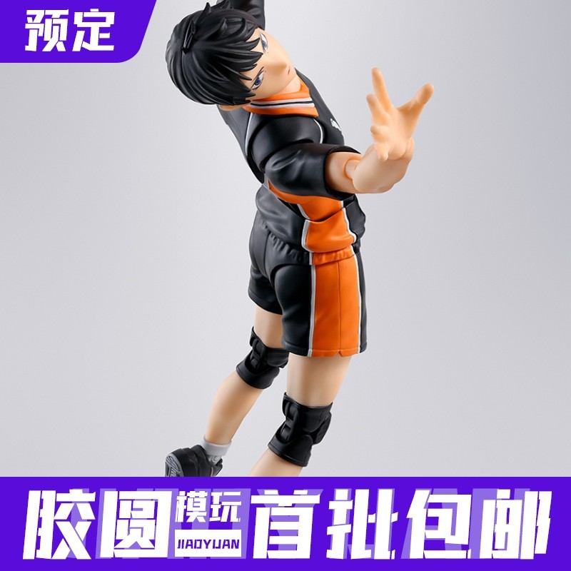 预定定金 日版 万代 SHF 排球少年 乌野高校 影山飞雄 可动手办