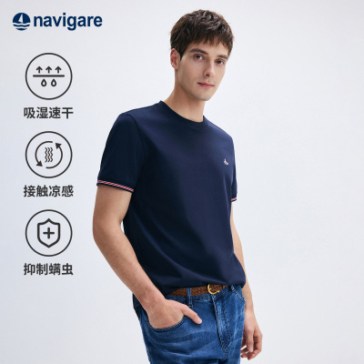 Navigare意大利小帆船短袖T恤
