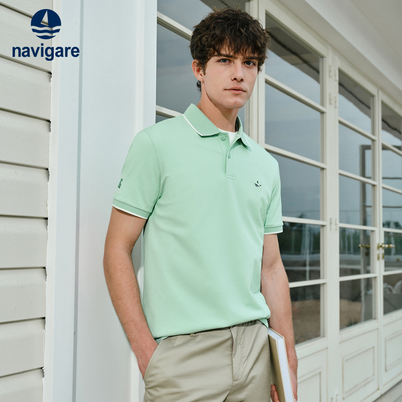 Navigare意大利小帆船短袖POLO衫