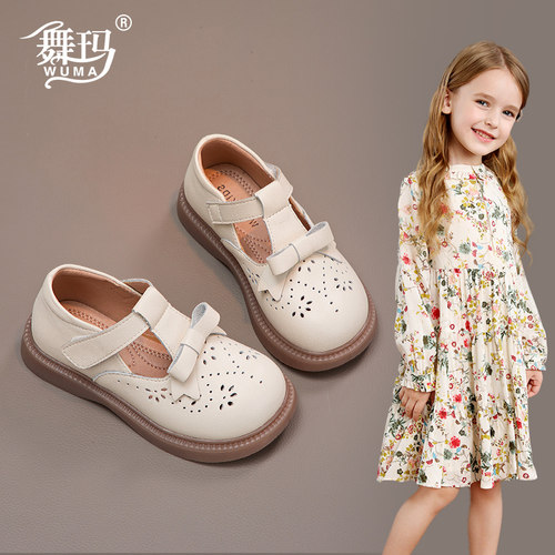 2025春秋新款女童公主皮鞋舞玛