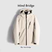 MindBridge M4383 加厚保暖防风鸭绒羽绒服冬 巴音布鲁克 中长款