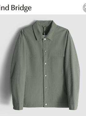 MindBridge轻量化/弹力抗皱/秋季防风翻领商务休闲夹克男耐磨MA53