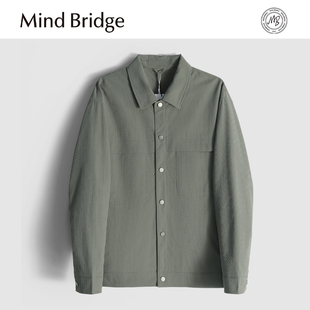 防风翻领商务休闲夹克男耐磨MA53 秋季 MindBridge轻量化 弹力抗皱