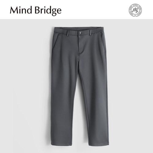 MindBridge 双层复合/秋冬弹力防风抗皱商务休闲裤男吸湿透气MA5V
