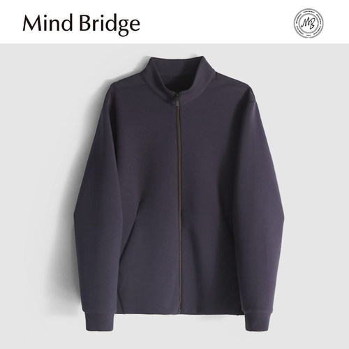 MindBridge【维纳斯】春季男士运动休闲立领卫衣夹克透气抗皱MA13
