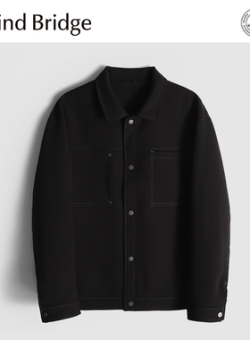 MindBridge手感细腻/斜纹肌理/秋季商务休闲防风夹克抗皱耐磨MAAN