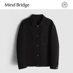 商务休闲防风夹克抗皱耐磨MAAN 秋季 MindBridge手感细腻 斜纹肌理