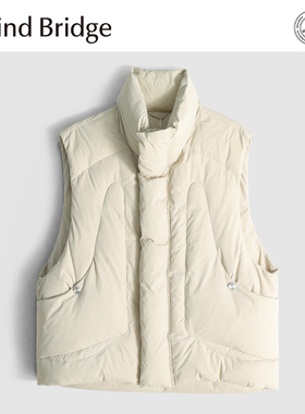 MindBridge90鸭绒60D高密尼龙/冬季户外防风保暖羽绒马甲抗皱MA77