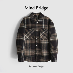 MindBridge【浪漫共鸣】重磅短款羊毛呢大衣防风保暖风衣冬 M4248
