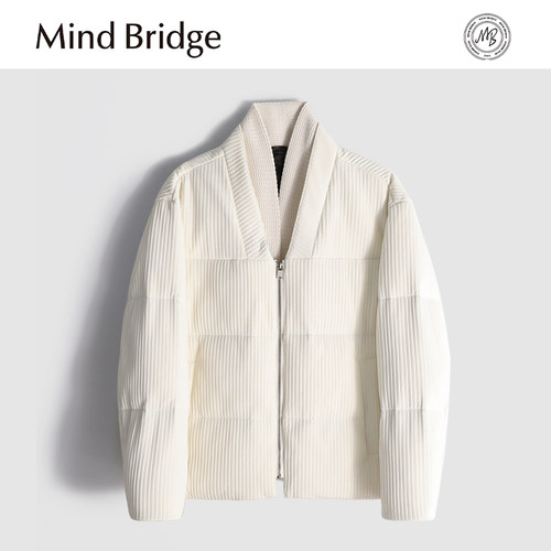 MindBridge白鸭绒羽绒服防风保暖