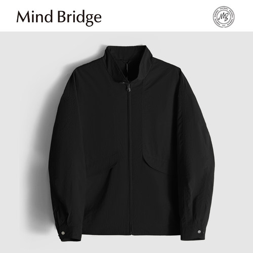 MindBridge 塔丝隆面料/秋季户外运动防风透气休闲商务夹克男MA7F
