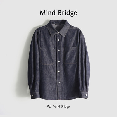 MindBridge牛仔衬衫休闲