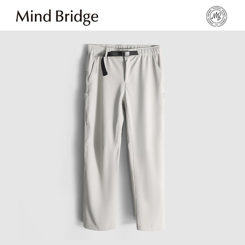 MindBridge【梭织面料】春季户外运动休闲弹力直筒长裤男透气MA28