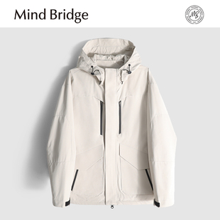 户外防风运动休闲连帽夹克微弹MA1K 春季 MindBridge 漫步塞纳河