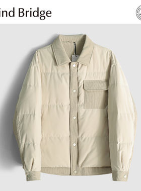 MindBridge90鸭绒/轻量化/冬季防风保暖弹力休闲商务羽绒夹克MA7E