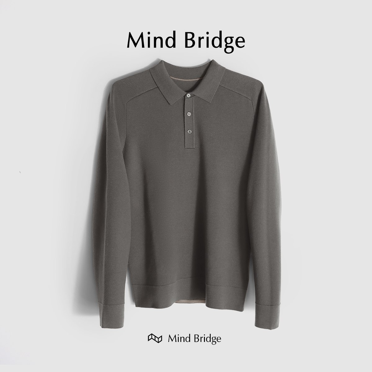 MindBridge休闲绵羊毛打底衫保暖