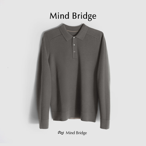 MindBridge休闲绵羊毛打底衫保暖