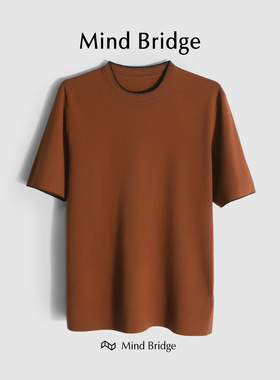 MindBridge【即将断码】春秋季男士保暖短袖毛衣打底内搭T恤M4351