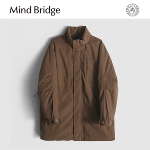 防风保暖肌理感长款 冬季 羽绒服MA5H 高密防钻绒 MindBridge90鸭绒