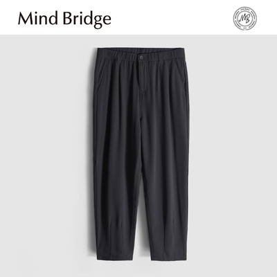 MindBridge【thank you john】垂感抗皱高弹宽松休闲长裤透气MA2D