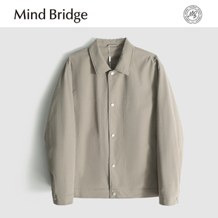 防风商务休闲翻领夹克男微弹抗皱 MindBridge 春季 boy MA1W gym