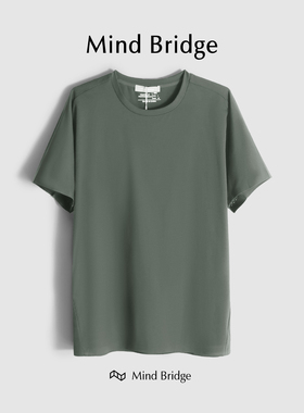 MindBridge【coffee or beer】宽松运动休闲短袖T恤男修身夏M4139