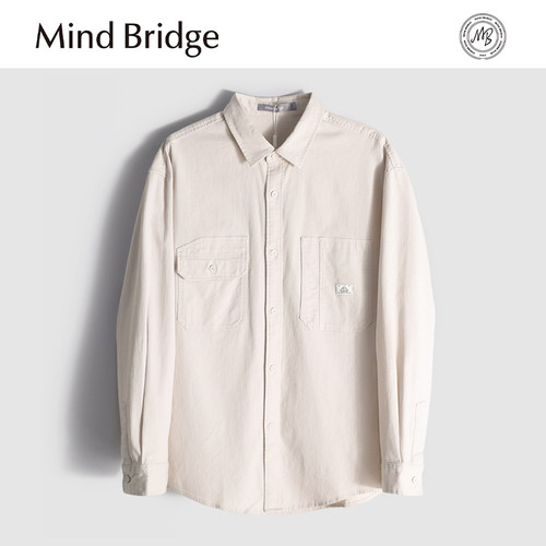 MindBridge【即将断码】立体肌理感商务休闲衬衫吸湿透气男 M4475