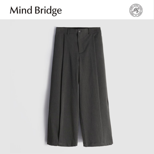 MindBridge垂感抗皱/柔软绵羊毛/秋冬弹力保暖商务休闲阔腿裤MAC6