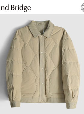 MindBridge90鸭绒/耐磨防刮/冬季户外防风保暖翻领羽绒夹克男MAAC