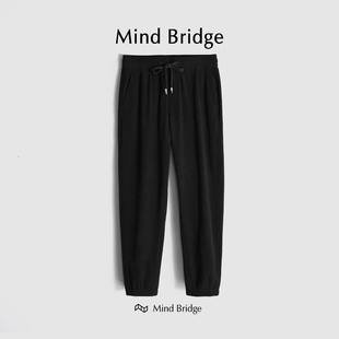 春保暖束脚裤 灯芯绒垂感休闲抽绳卫裤 M4328 慵懒派 MindBridge