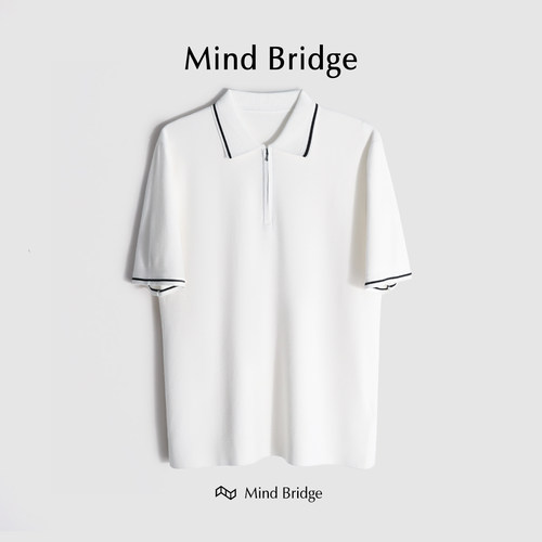 MindBridge休闲保暖针织衫高弹力