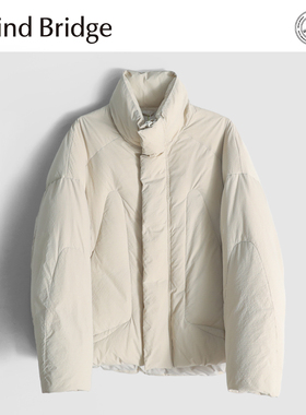 MindBridge90鸭绒/阔版腔调版/冬季户外防风保暖立领羽绒服男MA78