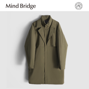 户外防风保暖过膝长款 冬季 羽绒服MA5L 高密梭织 MindBridge90鸭绒