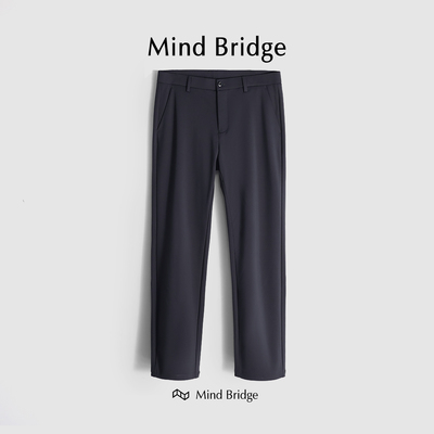MindBridge直筒垂感休闲裤高弹力