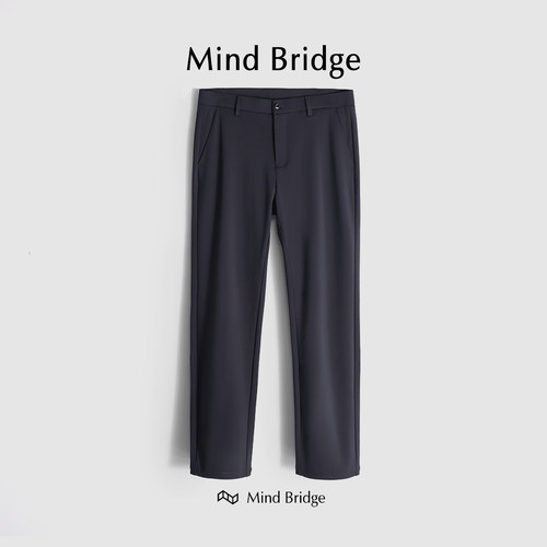MindBridge直筒垂感休闲裤高弹力