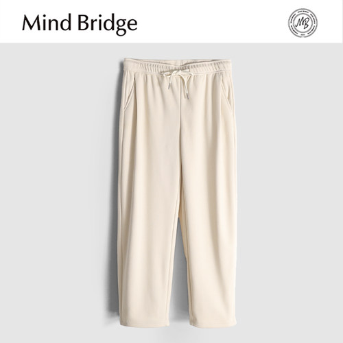 MindBridge加绒保暖/防风抗寒/秋冬重磅宽松直筒休闲抽绳卫裤MABQ