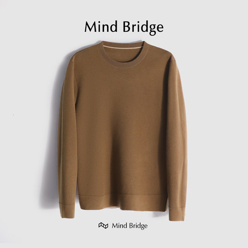 MindBridge绵羊毛高弹针织衫保暖