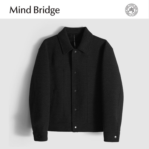 MindBridge【即将断码】重磅绵羊毛防风加厚保暖翻领休闲夹克MACE