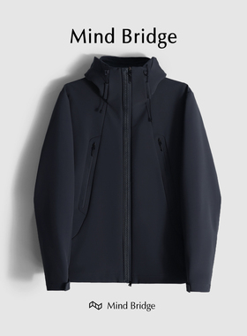 MindBridge【赤羽桥站】户外防风保暖加绒运动休闲夹克男春 M4381