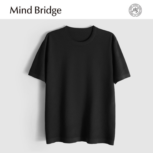 MindBridge【经典基础款】弹力休闲针织短袖T恤男透气抗皱夏 MA2W