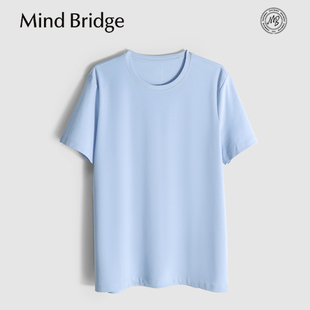 T恤 吸湿透气不起球MB1M 8色圆领短袖 MindBridge桑蚕丝凉感索罗娜